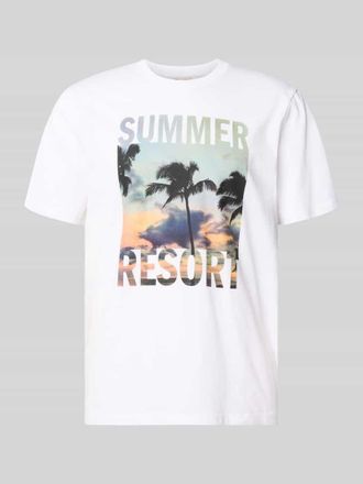 Only & Sons Regular Fit T-Shirt aus reiner Baumwolle Modell MAGDY LIFE in Weiss, Gr&ouml;&szlig;e XXL