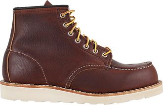 Red Wing Shoes Brown Classic Moc Leather Ankle Boots