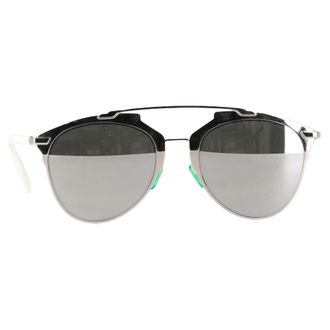 Dior Pre-owned Womens Reflected Aviator Sunglasses in Silver Metal - One Size