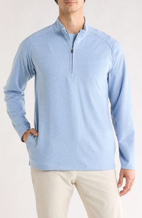 Travis Mathew Upgraded Quarter Zip Pullover in Light Blue at Nordstrom Rack, Size Xx-Large