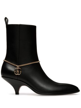 Bally Leah 55mm leather boots - Black