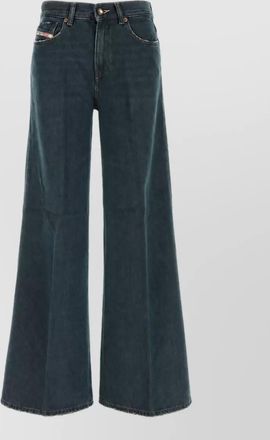 Diesel denim wide-leg jeans