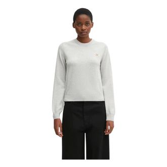Maison Kitsun&eacute; Donna, Maglie, Grigio, XS, new
