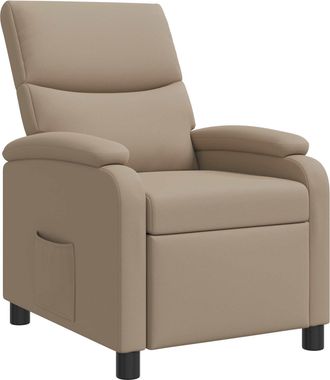 vidaXL Recliner Capuchino Cuero Sint&eacute;tico Vidaxl
