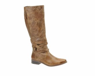 Kenneth Cole Womens Zap Iness Riding Boots In Beige