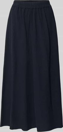 Soyaconcept Maxirock aus reiner Baumwolle Modell CISSIE in Marine, Gr&ouml;&szlig;e XXL