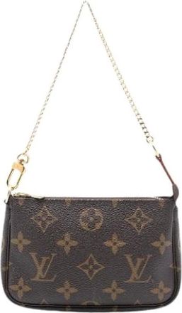 Louis Vuitton Pre-owned Mini Bags, female, Brown, Size: ONE SIZE Pre-owned Canvas Mini Bag