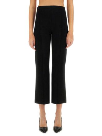 Theory Tailored Flare Pants With Fitted Waist