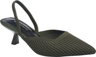 French Connection Coco Slingback Kitten Heel in Moss at Nordstrom, Size 10