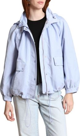 Avec Les Filles Balloon Bomber Jacket in Periwinkle at Nordstrom, Size X-Large