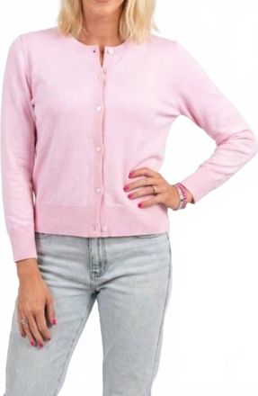 b.young Bymmorla Button Front Cardigan In Pink