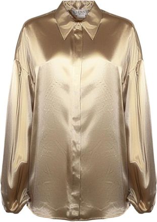 Genny Donna, Camicette, Marrone, L, new