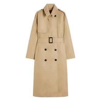 Max Mara Trench Coats, female, Brown, Size: 2XS Impermeabile A