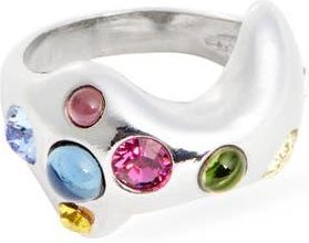 Collina Strada Bat Ring in Silver Multi at Nordstrom, Size 8