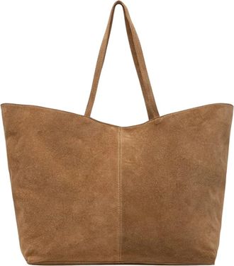 Vicolo Su&egrave;de Shopper - Dames - Shoppers - Beige - ONE Size - Su&egrave;de - Tassen