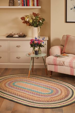 Origin Store Jute Extra Colourful Oval 160X230