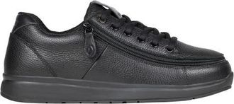 Billy Footwear Comfort Plush Sneaker in Black To The Floor Leather at Nordstrom, Size 10.5