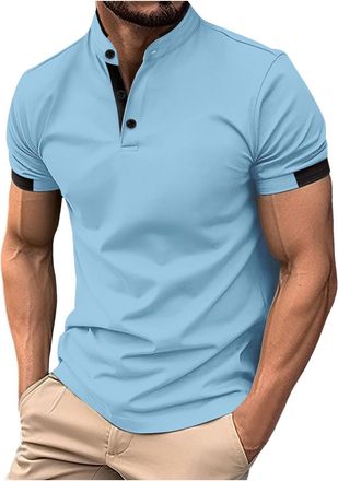 Generic Mens Polo Shirt Short Sleeve Plain Pique Top Designer Tshirt Tee Holiday Collared Golf Everyday Casual Wear Lightweight Plus Sizes Running Quick Dry T