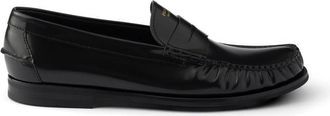 Prada Brushed Leather Loafers