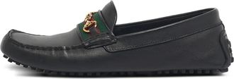 Gucci Mocassini con decorazione Web - Nero