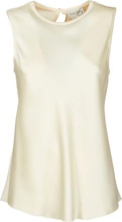 Forte_Forte Witte Top - Dames - Tops zonder mouwen - Wit - M - Tops