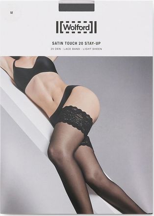 Wolford Oberschenkelhohe Str&uuml;mpfe Satin Touch 20