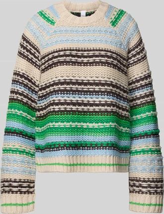 Vero Moda Strickpullover mit Rundhalsausschnitt Modell BIBI in Offwhite, Größe XL