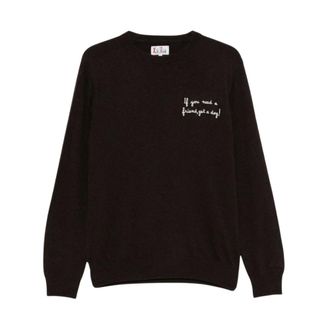MC2 Saint Barth Heron Light Embry Sweater - Heren - Truien - Zwart - Maat: S Wol