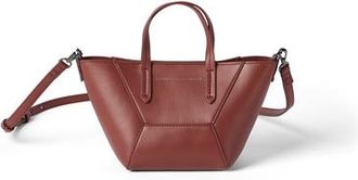 Brunello Cucinelli Calfskin mini BC Duo bag in Red at Nordstrom