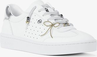 Michael Kors Scotty Embellished Leather Sneaker