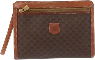 Celine Pre-owned Clutches, female, Brown, Size: ONE SIZE Pre-owned Vintage Clutch Bag