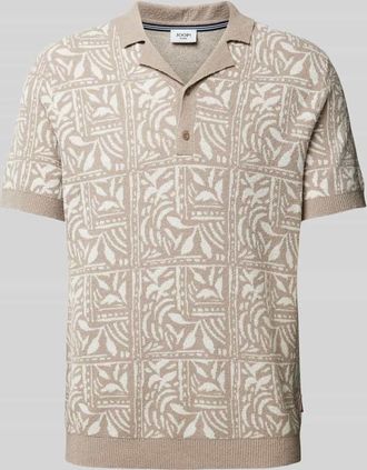 Joop JOOP! Jeans Regular Fit Poloshirt mit Resortkragen Modell Pierono in Beige, Gr&ouml;&szlig;e XXXL