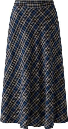 Oui Midi Rokken - Dames - Midirokken - Blauw - XS - Rokken