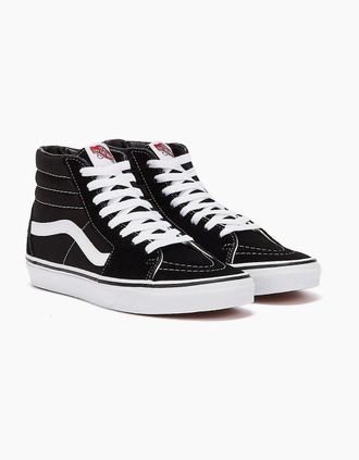 Vans Womens Vans SK8 Hi Black / White Trainers - Size: UK 4 / eu 36.5 / us 4.5