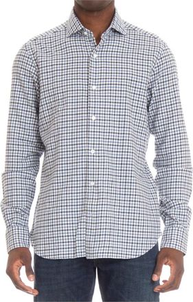 Barba Blouses & Shirts - Heren - Casual Overhemden - Veelkleurig - 2XL - Katoen - Overhemden
