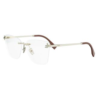 Fendi First Crystal Optical Frame - unisex - Accessoires - Wit - Maat: 59 MM