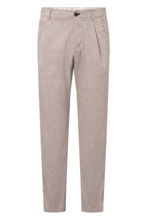 Joop Stoffhose JOOP JEANS Lead2-W, Herren, Gr. 32, L&auml;nge 32, braun (beige meliert), Web, Obermaterial: 40% Baumwolle, 27% Polyester, 17% Leinen, 14% Lyocel