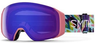 Smith 4D MAG 154mm Snow Goggles in Birds Of Prey/chromapop Violet at Nordstrom