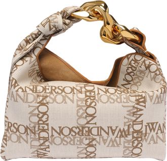J.W.Anderson Small Chain Logo Canvas Shoulder Bag