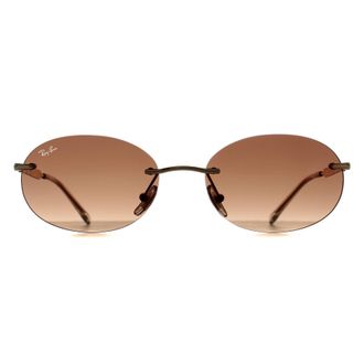 Ray-Ban RB3767 001/13 arista goud bruin gradi&euml;nt zonnebril