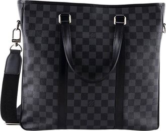 Louis Vuitton Tadao Handbag Damier Graphite Pm (Authentic Pre-Loved)
