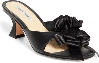 Sandy Liang Celebration Slide Sandal in Black at Nordstrom, Size 6.5Us