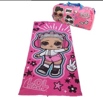 Trade Shop Trade Shop - Toalla De Playa Algod&oacute;n + Bolsa Lol Surprise Toalla De Ducha Piscina Mar Lol