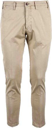 Michael Coal Katoen Elastan Chinos - Heren - Chinos - Beige - W31 - Katoen - Broeken