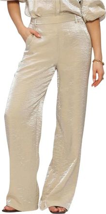 Nukus Nukus, Broeken, Dames, Beige, S, Linsey Pants