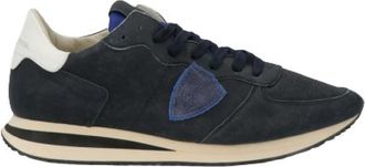 Philippe Model Tropez Mondial Sneakers - Heren - Sneakers - Blauw - 40 EU - Leer - Schoenen