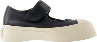 Marni Mary Jane Sneakers - Marni - Leather - Black