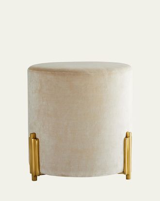 Arteriors Warby Velvet Ottoman