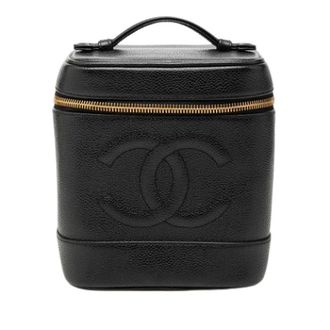 Chanel Pre-owned Vanity Bag - Dames - Pre-owned - Zwart - Maat: ONE Size Leer