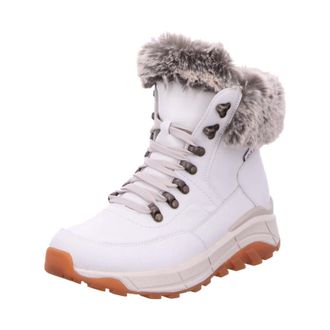 Rieker W0063 Veterboot - Dames - Schoenen - Wit - Maat: 37 EU Wol